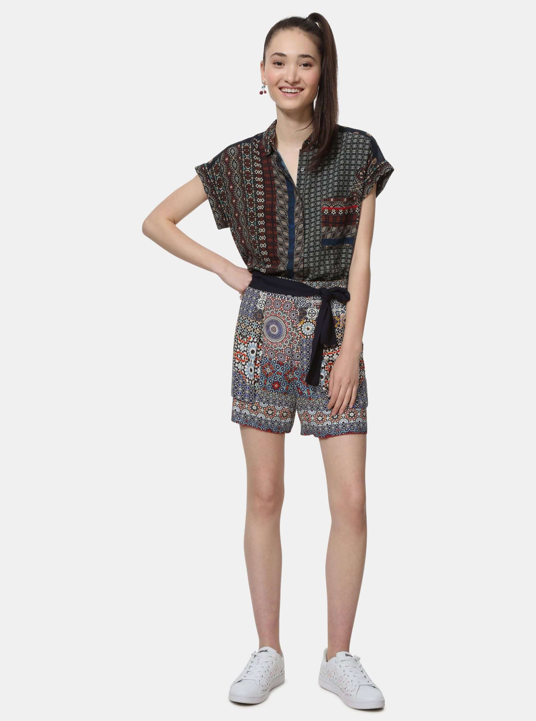 Desigual barevné kraťasy Shasa