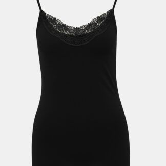Vero Moda černé tílko s krajkou Inge