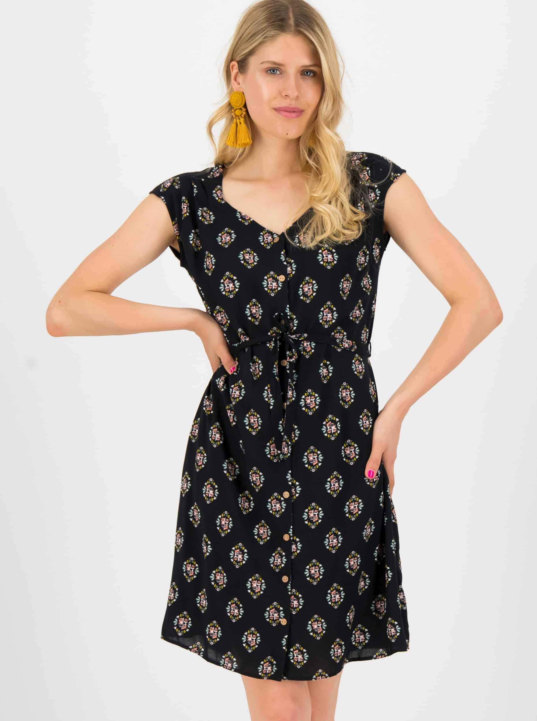 Blutsgeschwister černé šaty Miami Masque