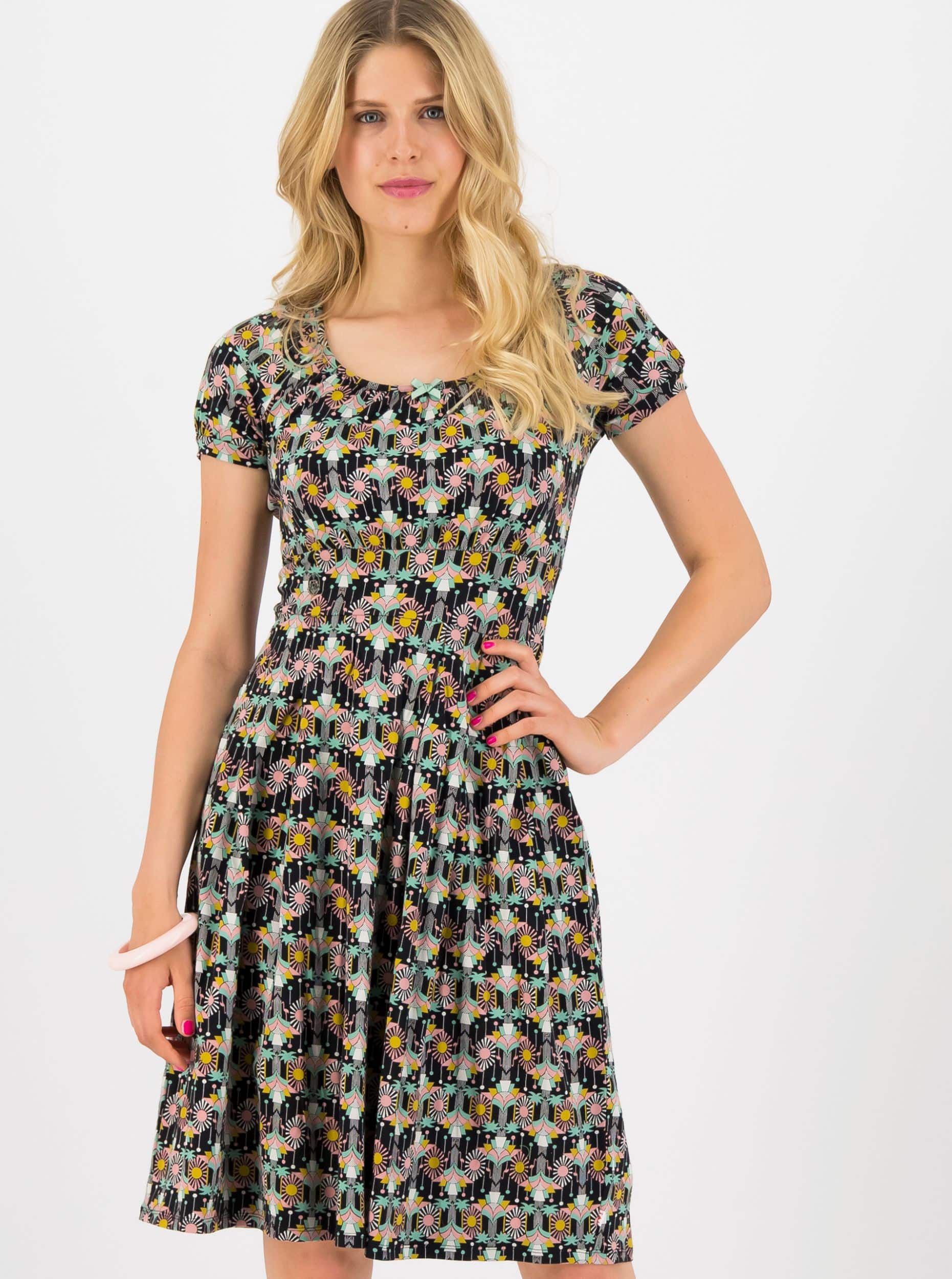 Blutsgeschwister vzorované šaty Sunset Boulevard