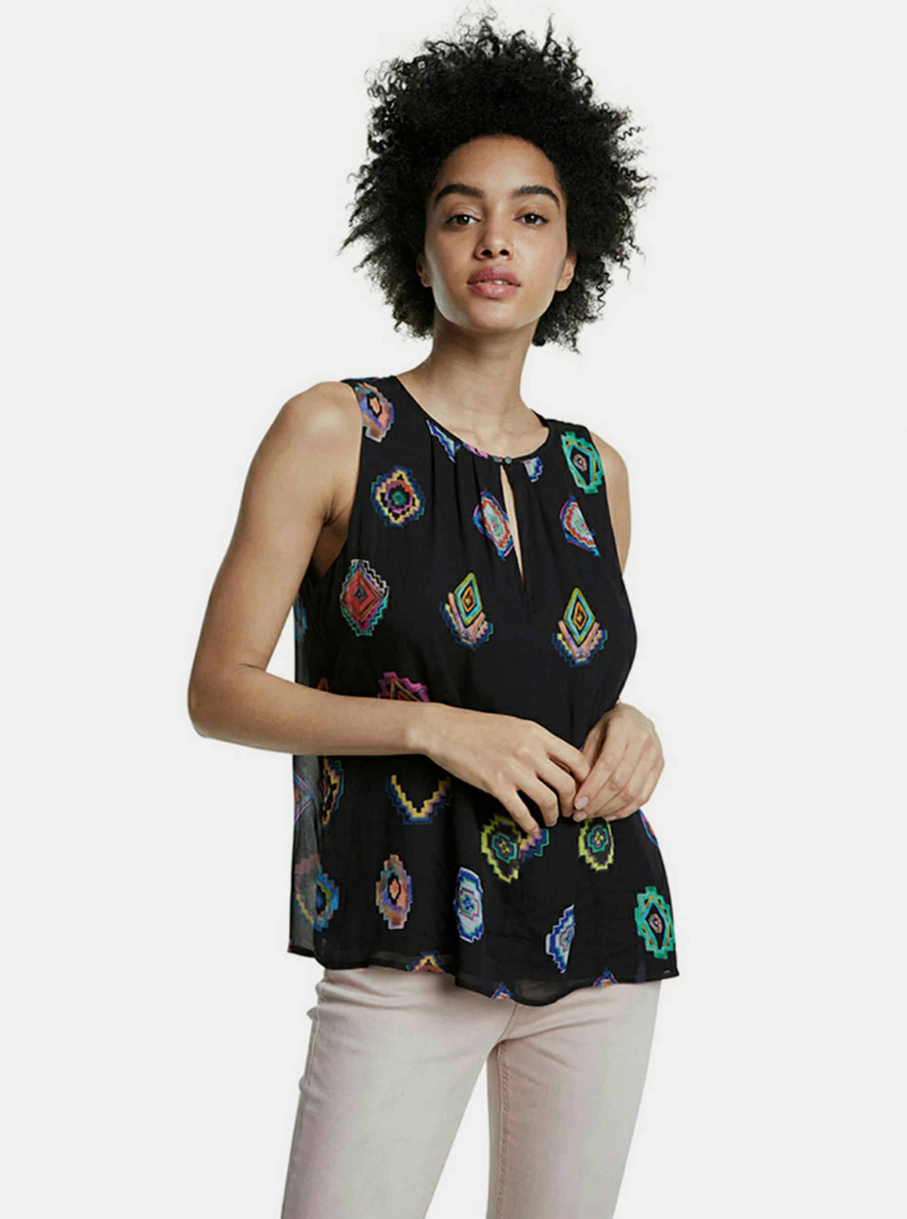 Desigual černý top Tiara