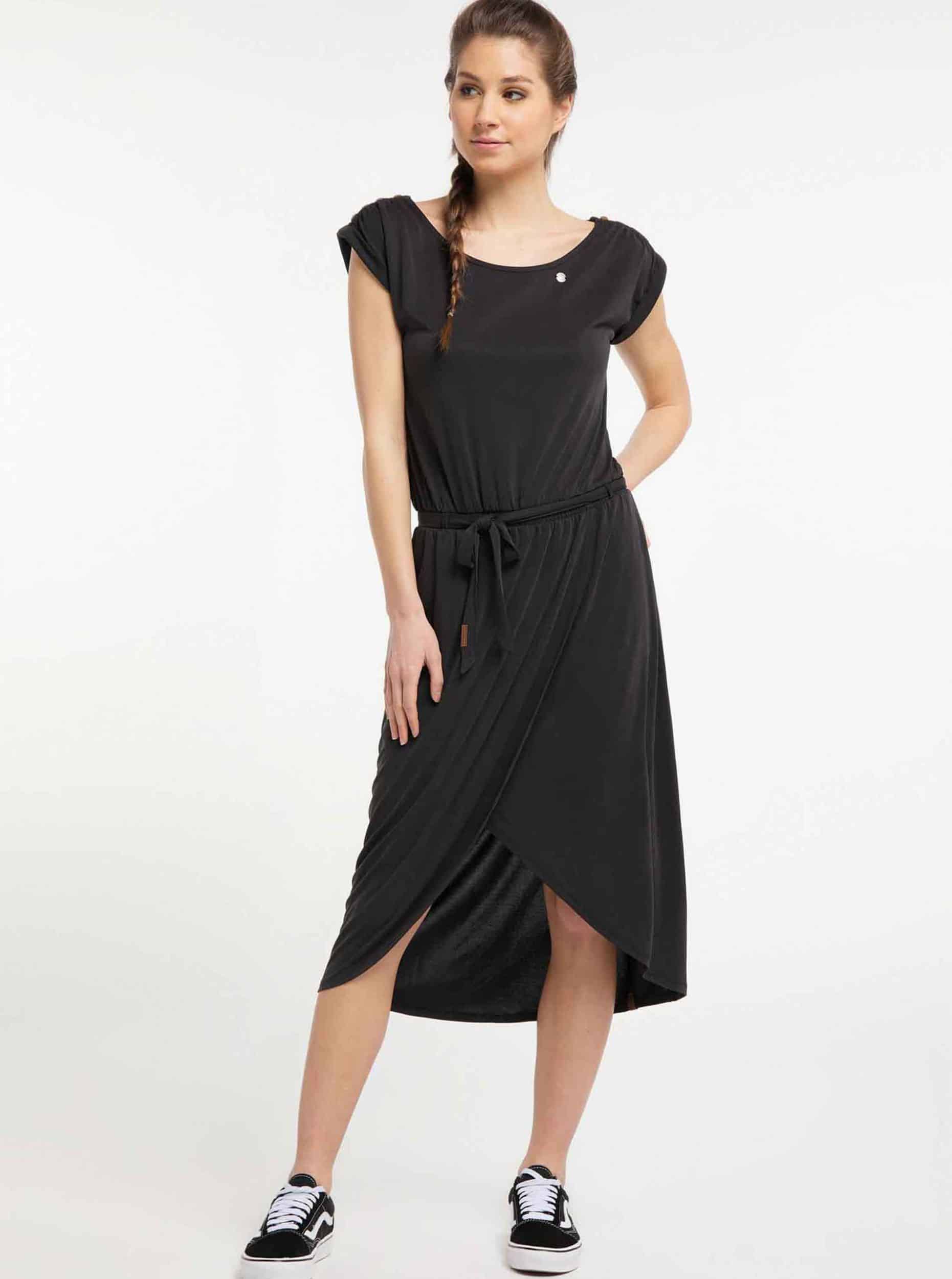 Ragwear černé šaty Ethany