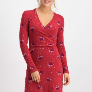 Blutsgeschwister červené šaty Emerald