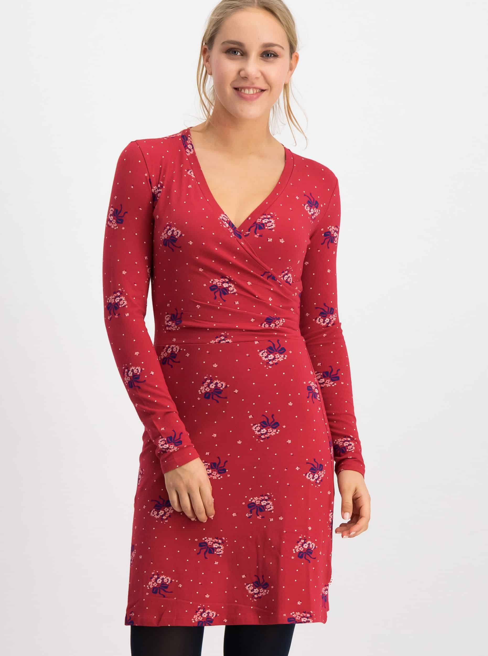 Blutsgeschwister červené šaty Emerald