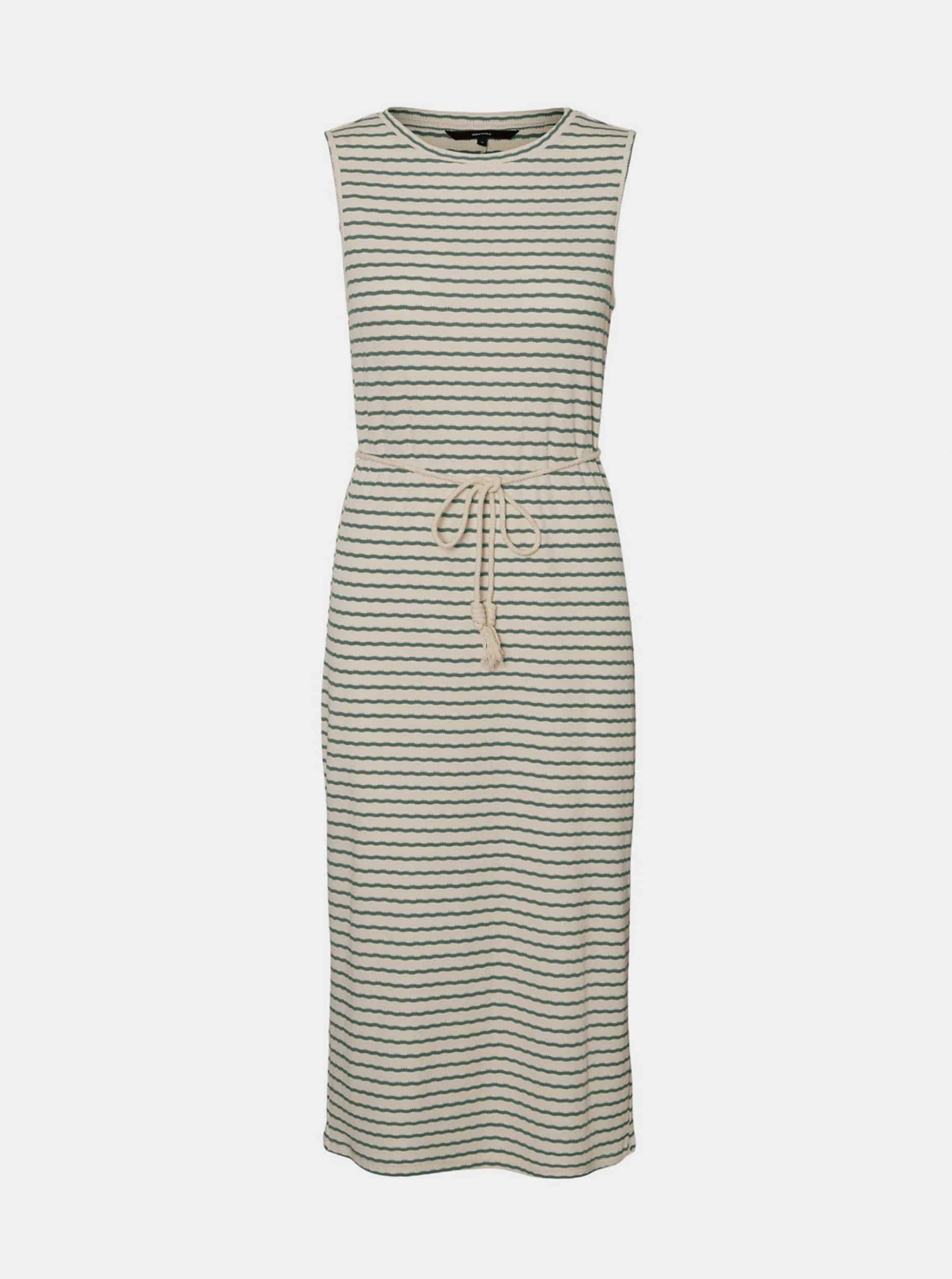 Vero Moda béžové šaty Oya