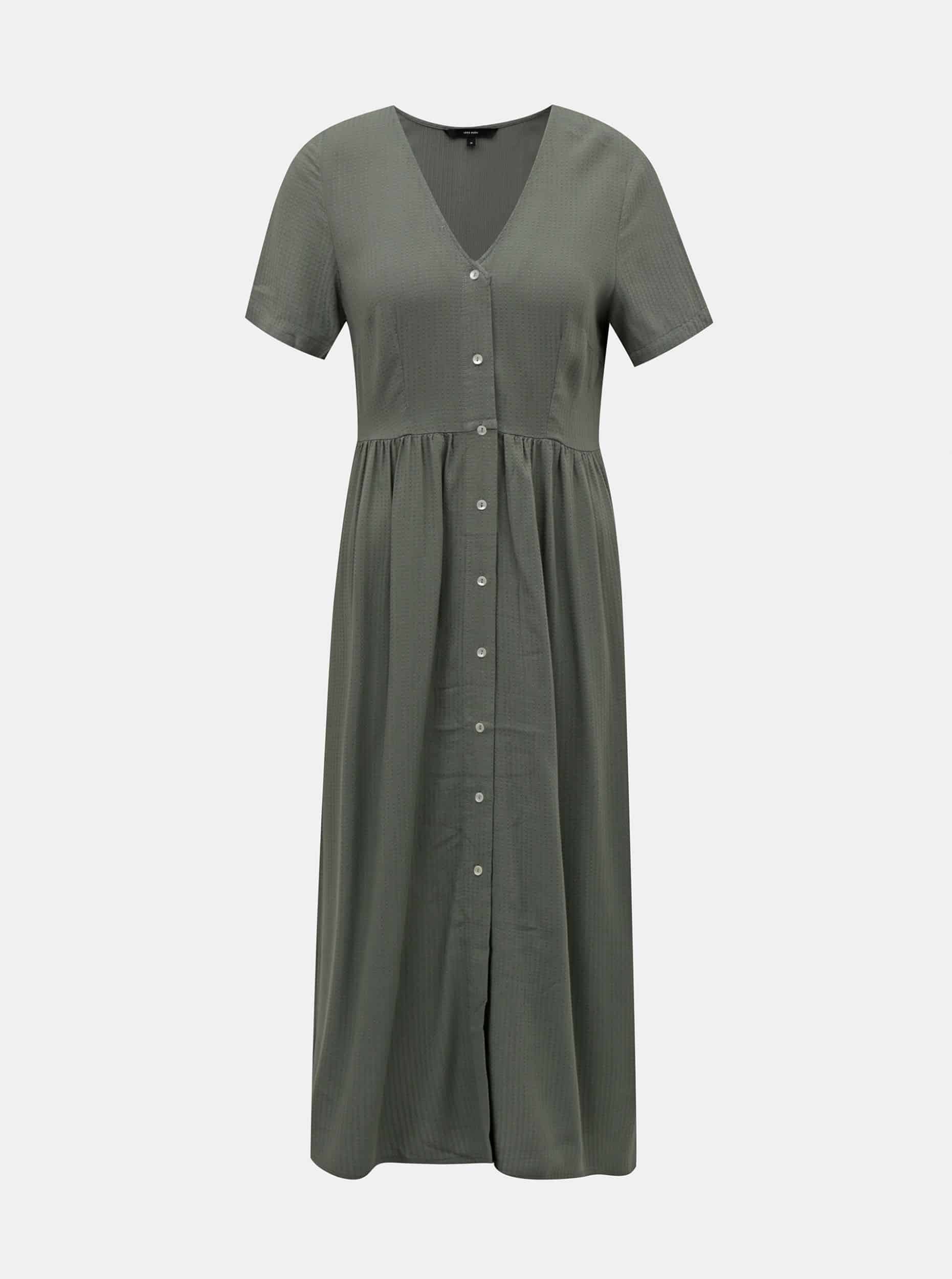 Vero Moda zelené maxi šaty Oma