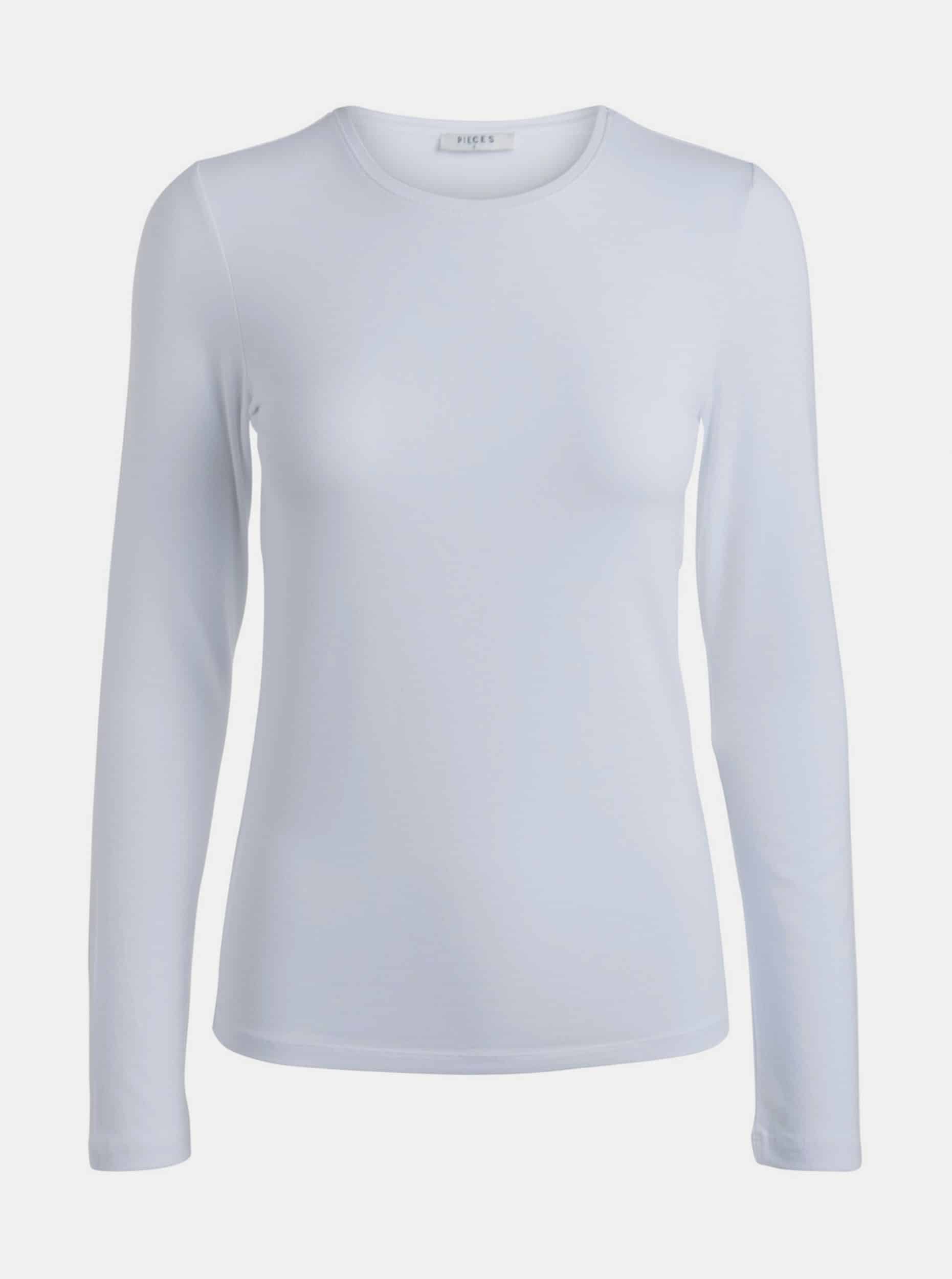 Pieces bílé basic tričko Sirene