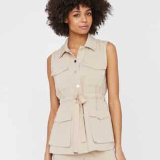 Vero Moda béžová vesta Paula
