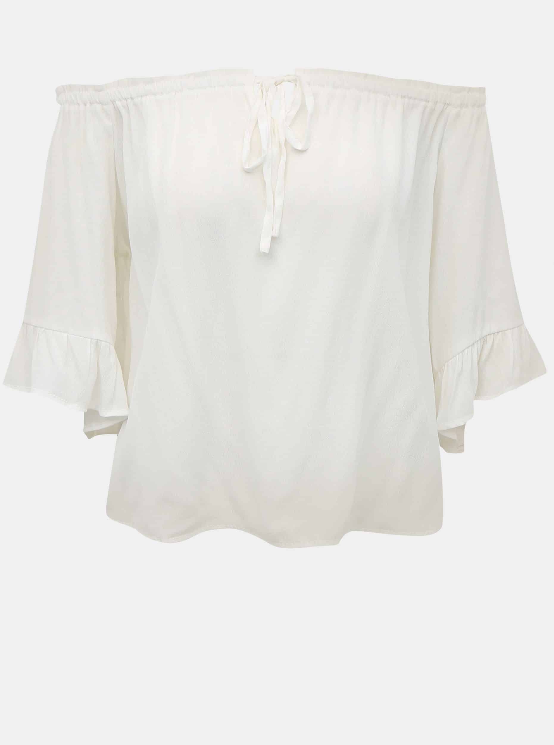 Alcott bílý top na ramena