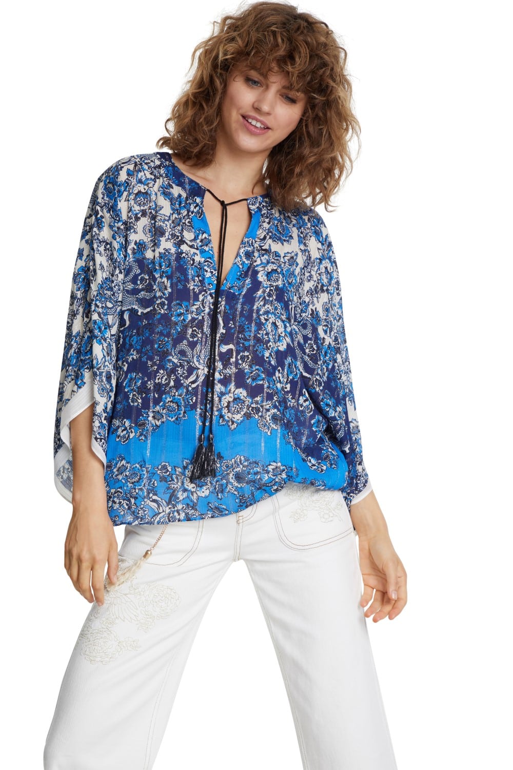 Desigual letní tunika Blus Atenas