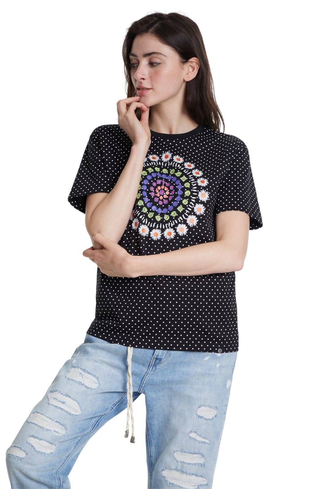 Desigual puntíkované tričko TS Riga