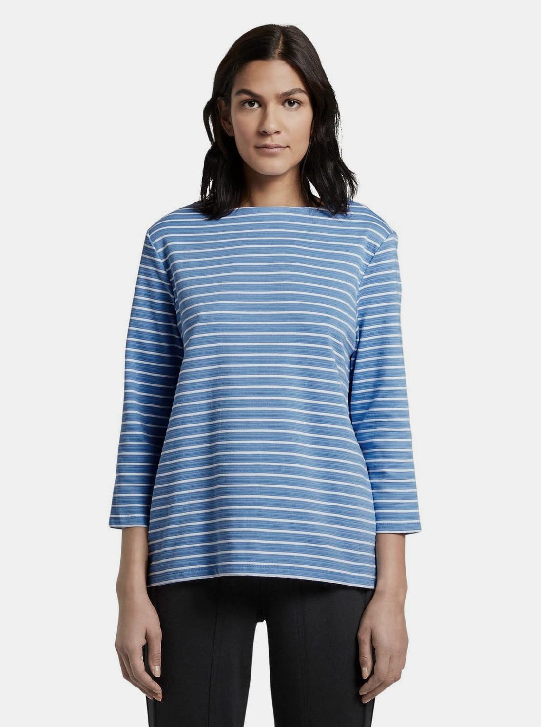 Tom Tailor modré pruhované tričko