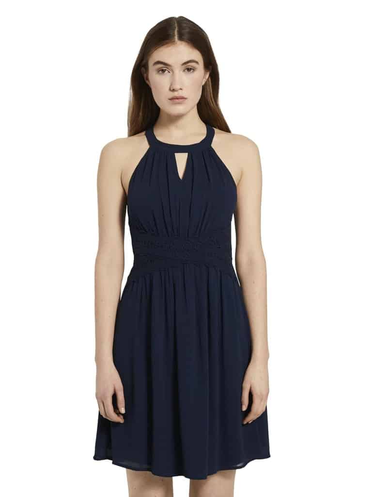 Tom Tailor Denim tmavě modré šaty