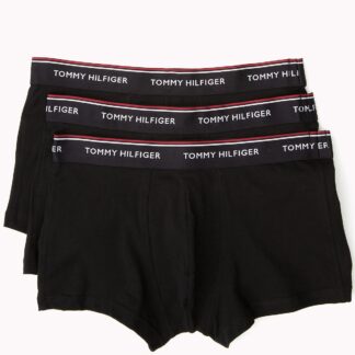 Tommy Hilfiger černý 3 pack boxerek Low Rise Trunk