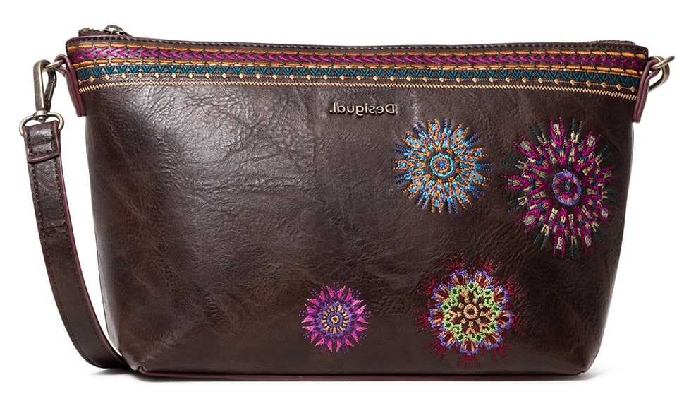 Desigual antracitová kabelka Bols Astoria Catania