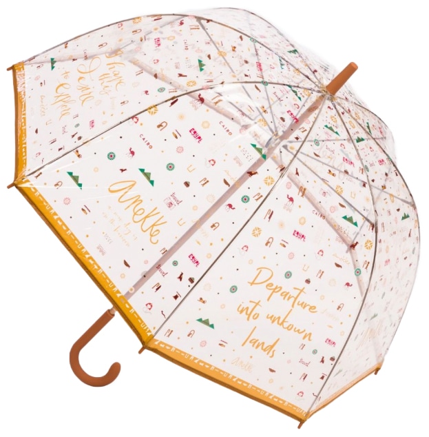 Anekke holový průhledný deštník Egypt