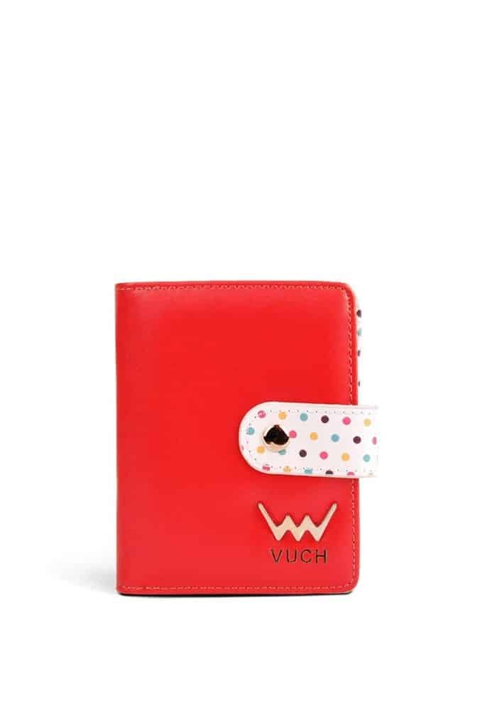Vuch červená malá peněženka Poppyna