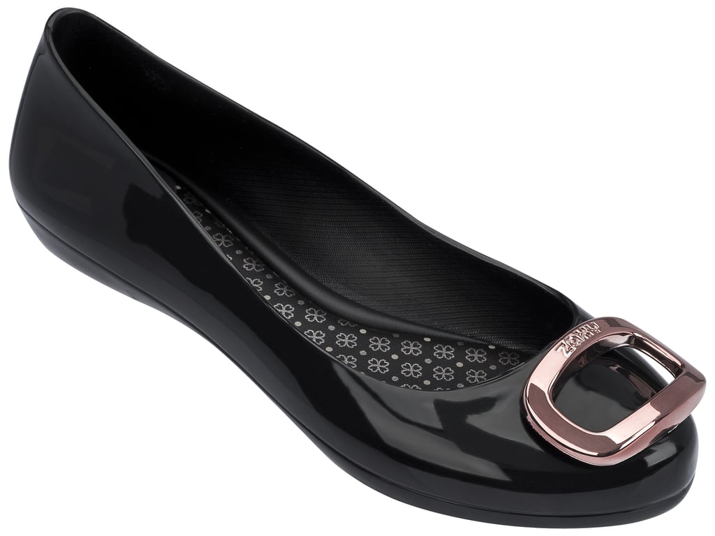 Zaxy černé dámské balerínky Pop Charm Fem Black/Rose