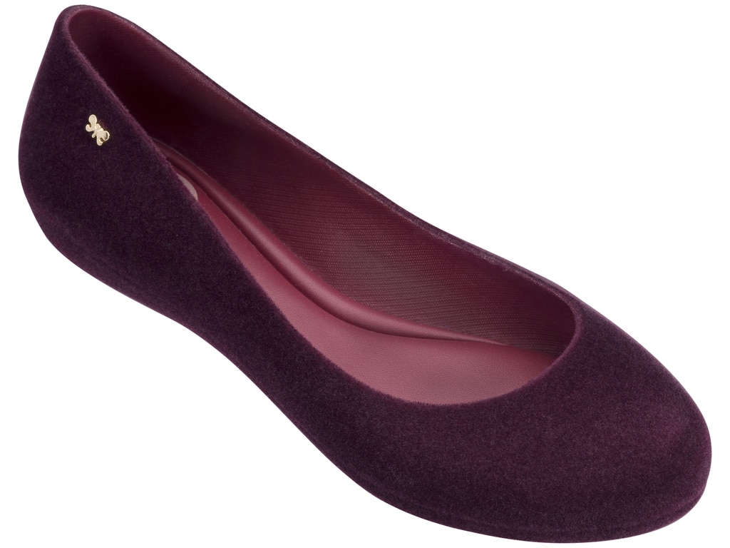 Zaxy vínové baleríny Pop Flocked