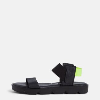 Tamaris černé kožené sandály