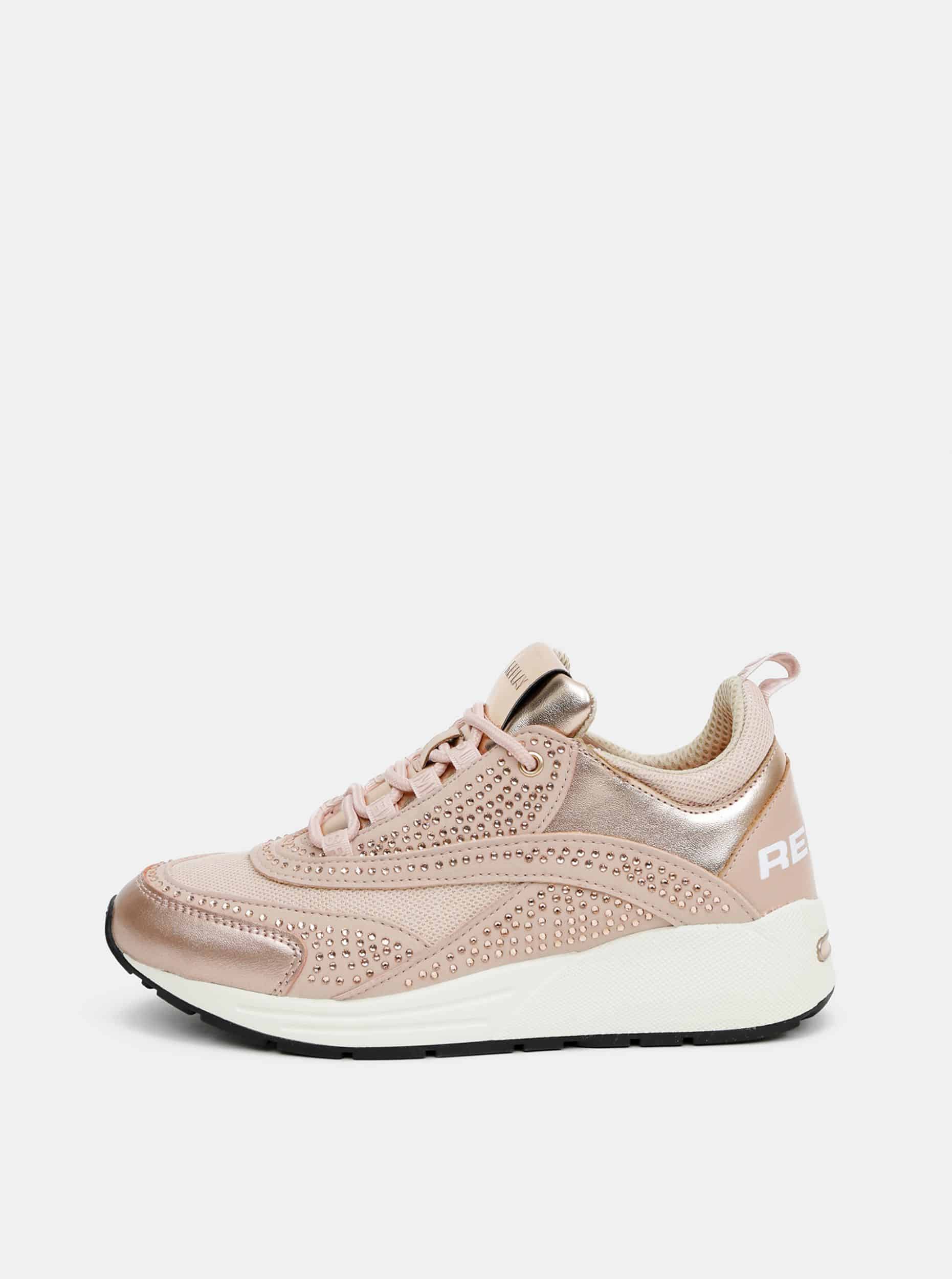 Replay pudrové tenisky s kamínky