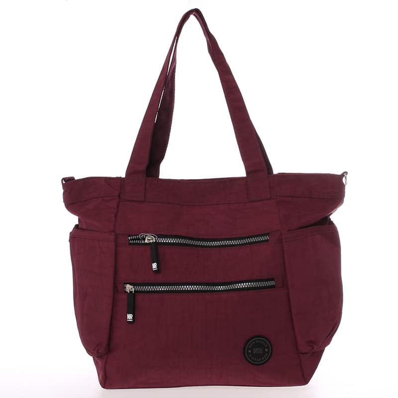 Moderní látková sportovní červená taška - New Rebels Brielle červená