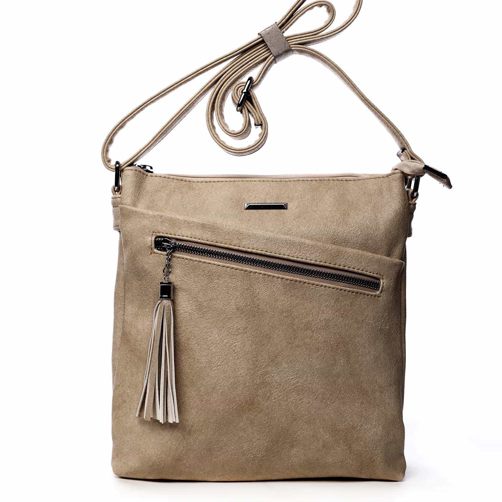 Dámská crossbody kabelky béžová - Silvia Rosa Isibambo béžová