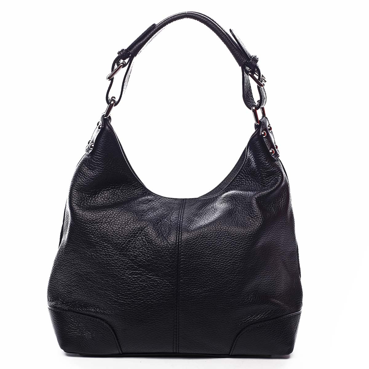 Dámská kožená kabelka černá - ItalY Inpelle černá