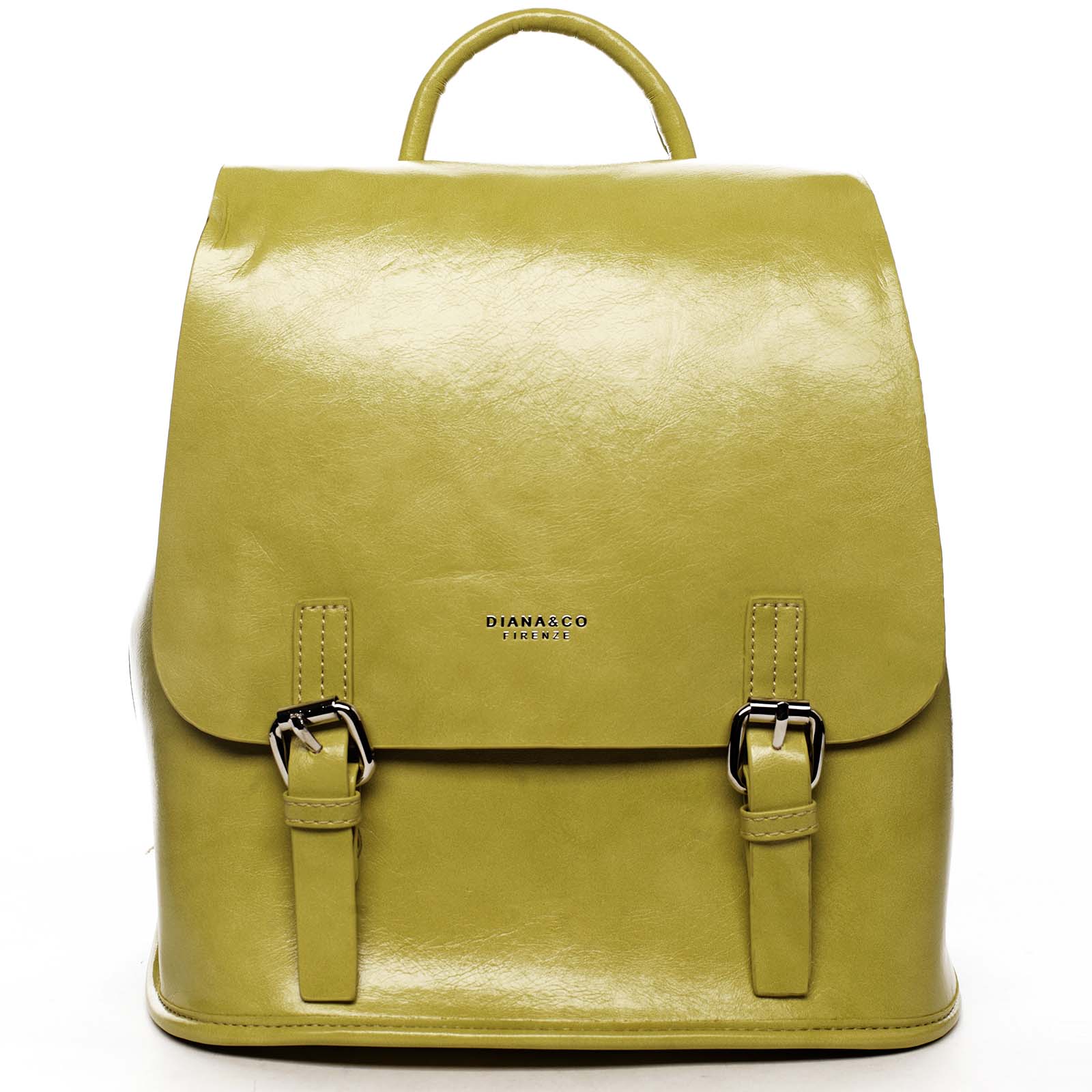 Dámský městský batoh žlutý - DIANA & CO Bretcho žlutá