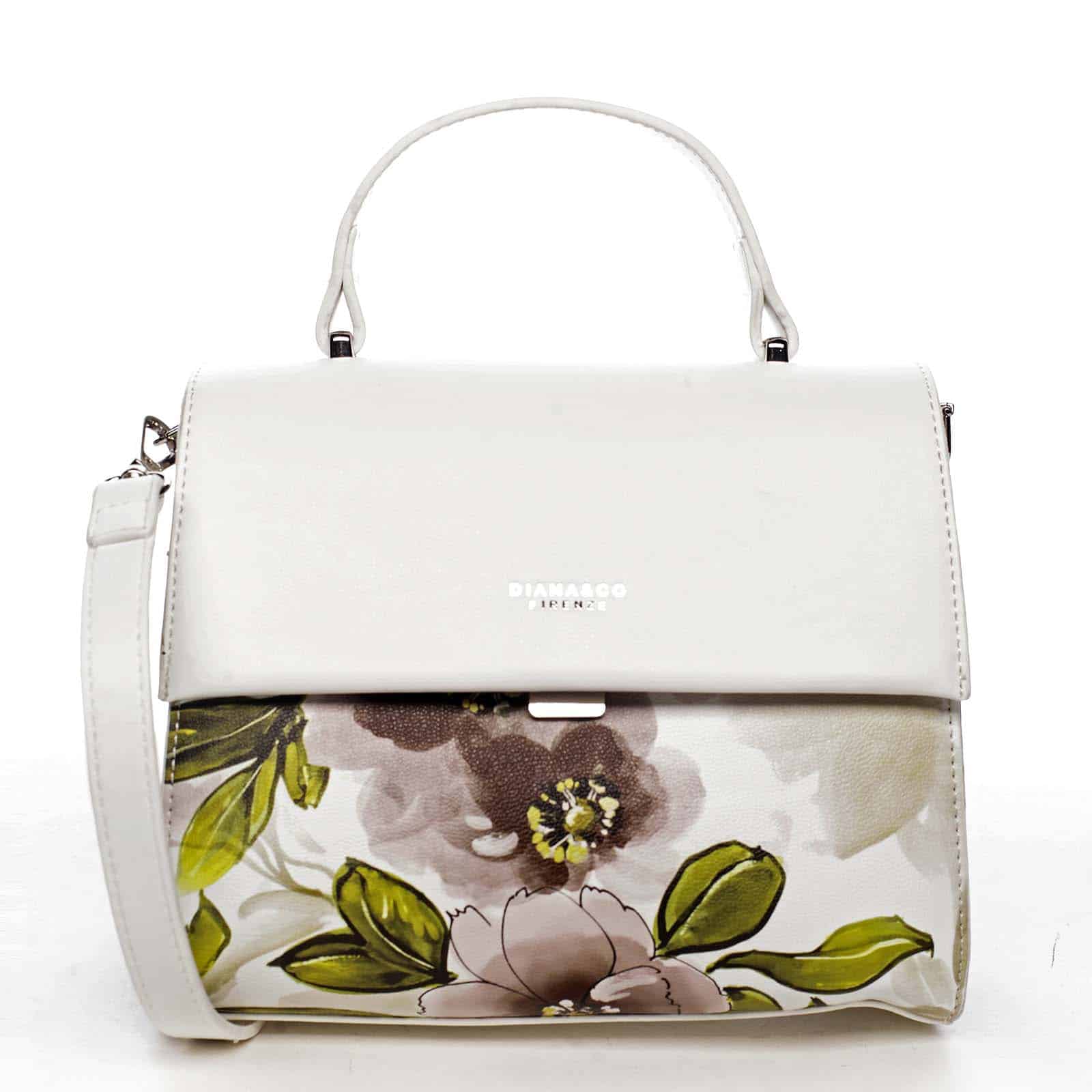 Dámská kabelka bílá - DIANA & CO Blánica bílá