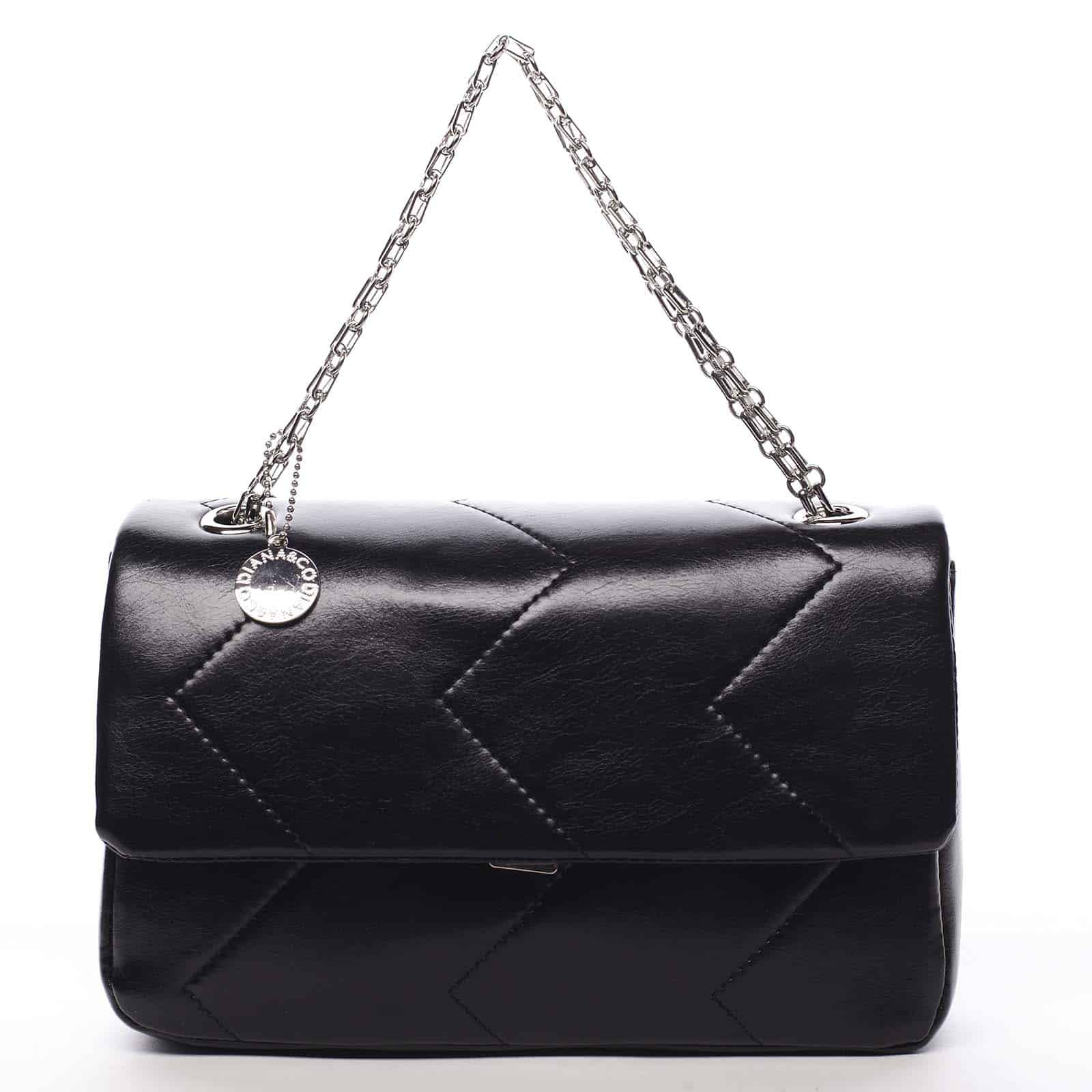 Dámská kabelka přes rameno černá - DIANA & CO Threethre černá