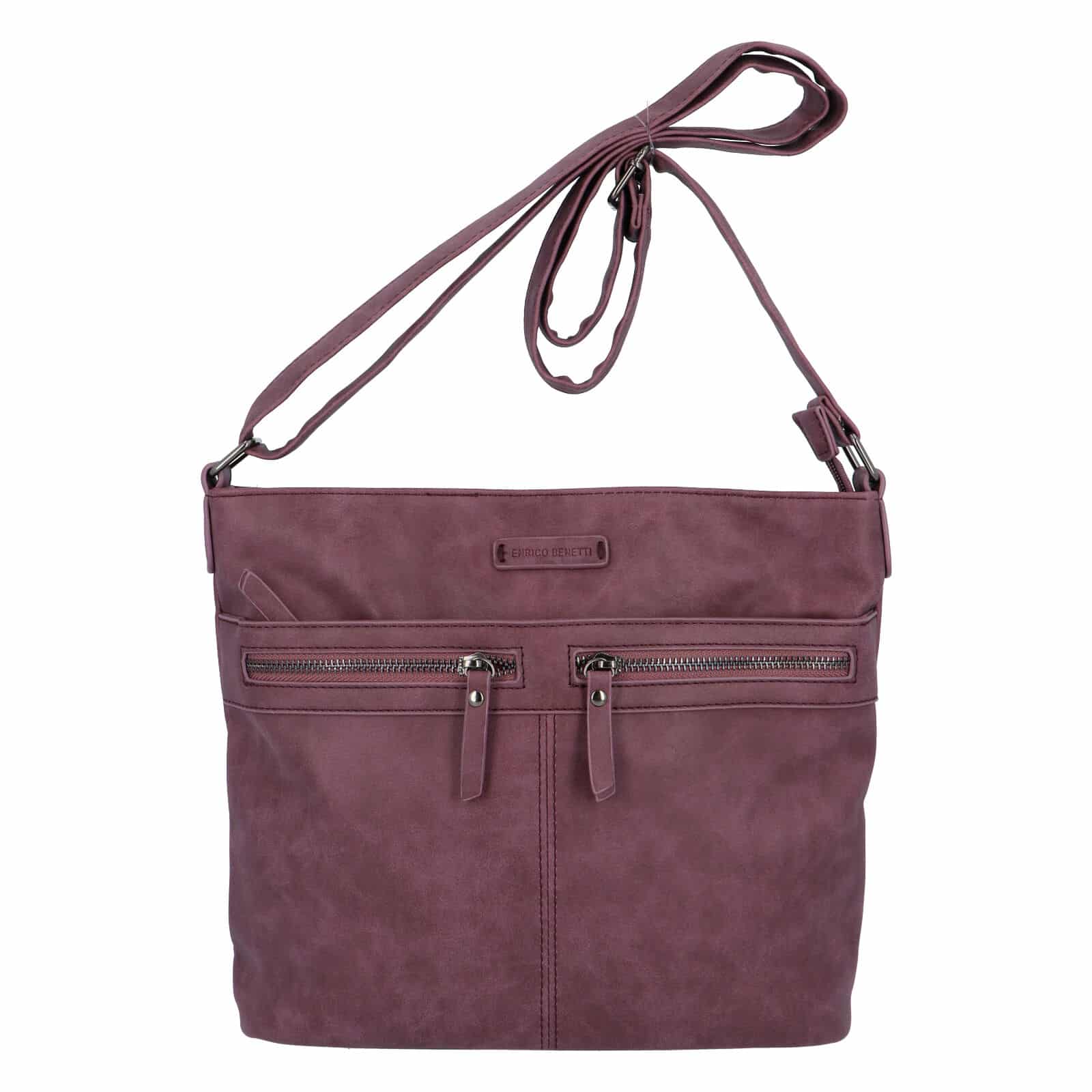 Dámská crossbody kabelka tmavě fialová - Enrico Benetii Nymea fialová