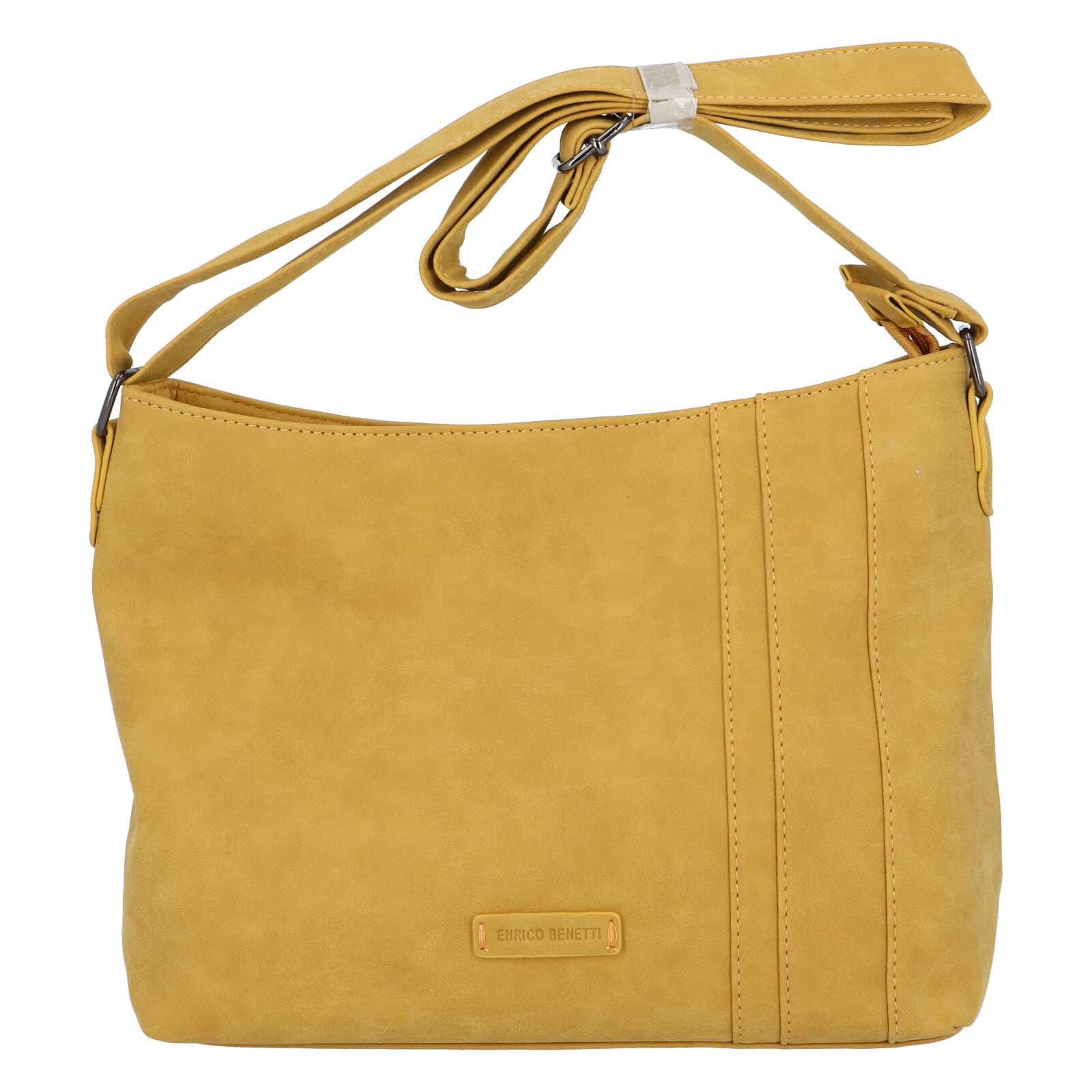 Dámská crossbody kabelka žlutá - Enrico Benetti Marina žlutá