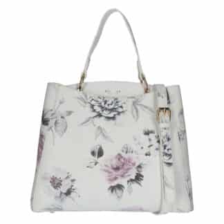 Dámská kabelka přes rameno bílá - DIANA & CO Florentina bílá