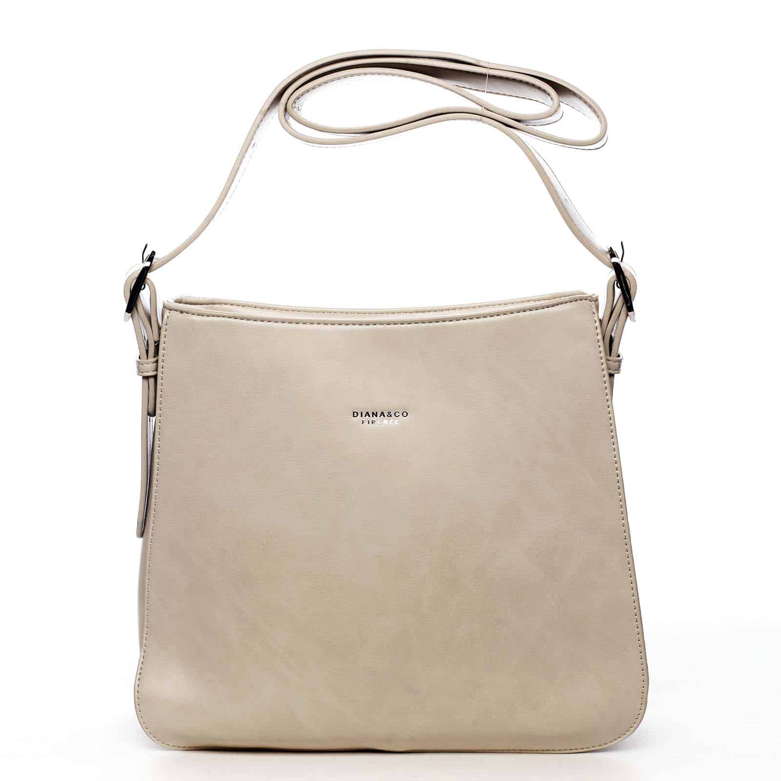 Dámská kabelka přes rameno béžová - DIANA & CO Jiansis béžová