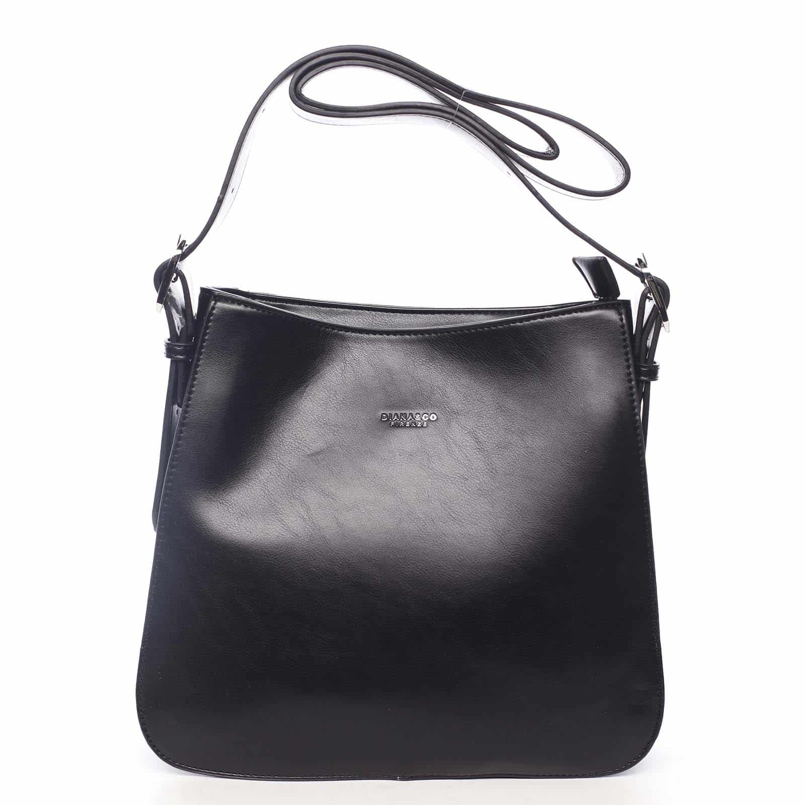 Dámská kabelka přes rameno černá - DIANA & CO Jiansis černá