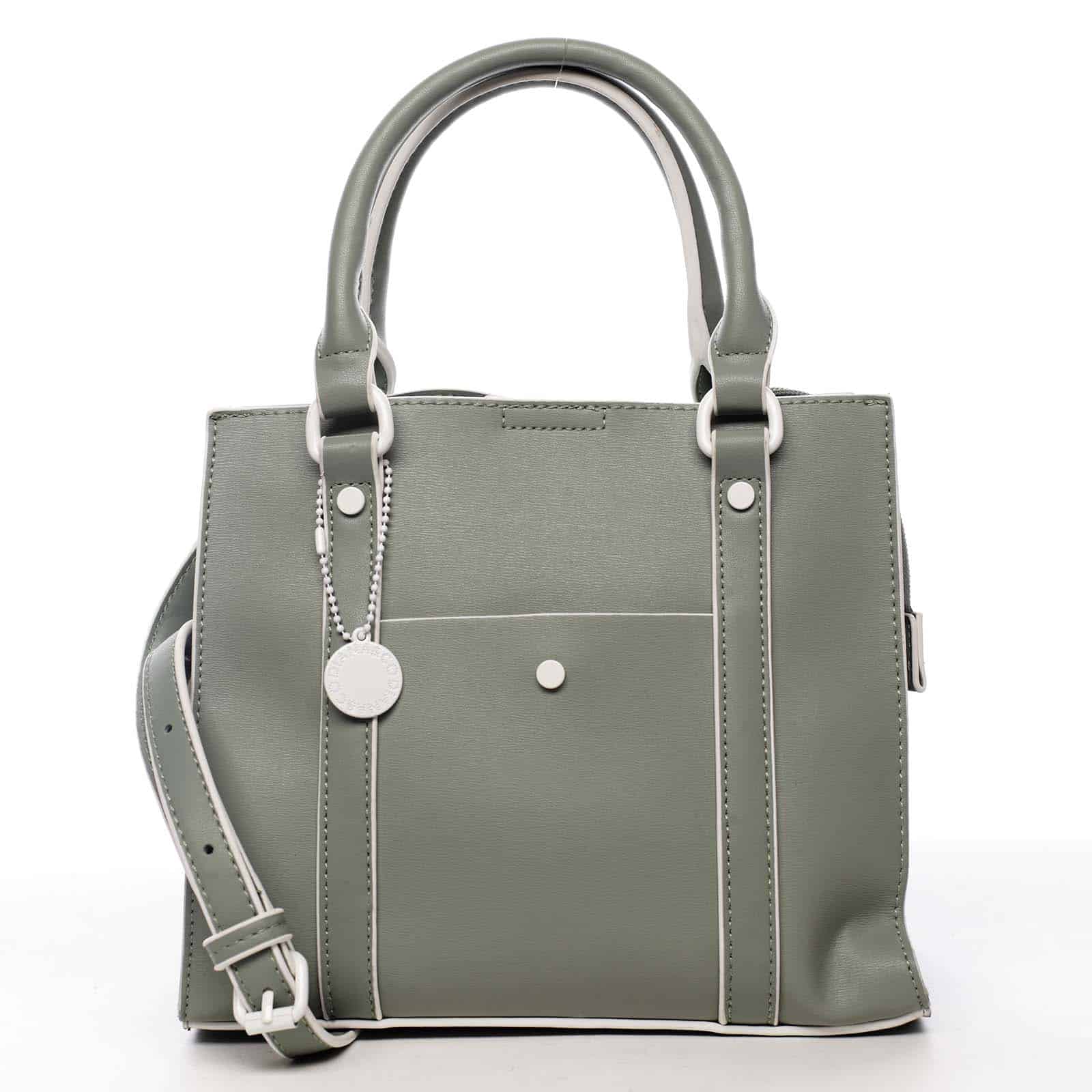 Dámská kabelka bledě zelená - DIANA & CO Cerendia zelená