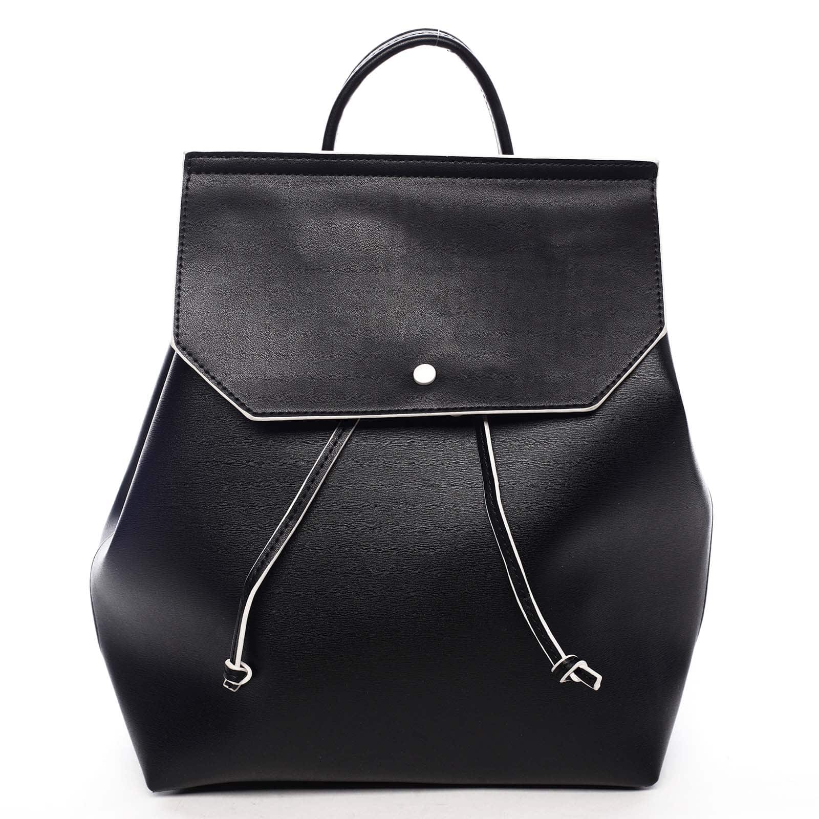 Dámský městský batoh černý - DIANA & CO Cerendinok černá