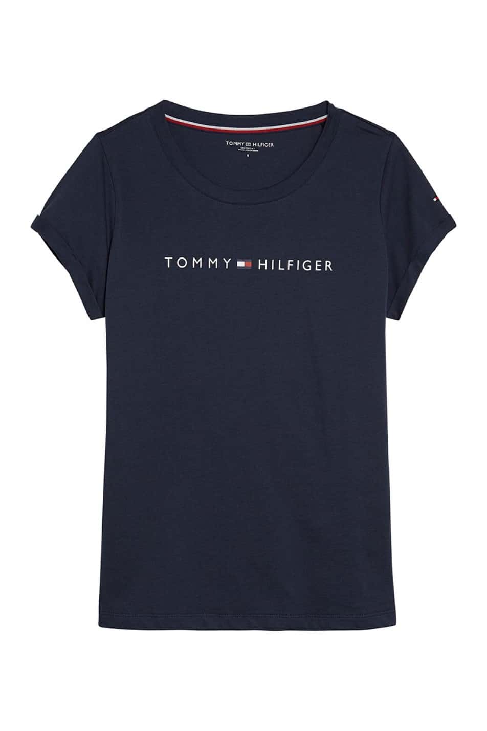 Tommy Hilfiger tmavě modré tričko RN Tee SS Logo Basic