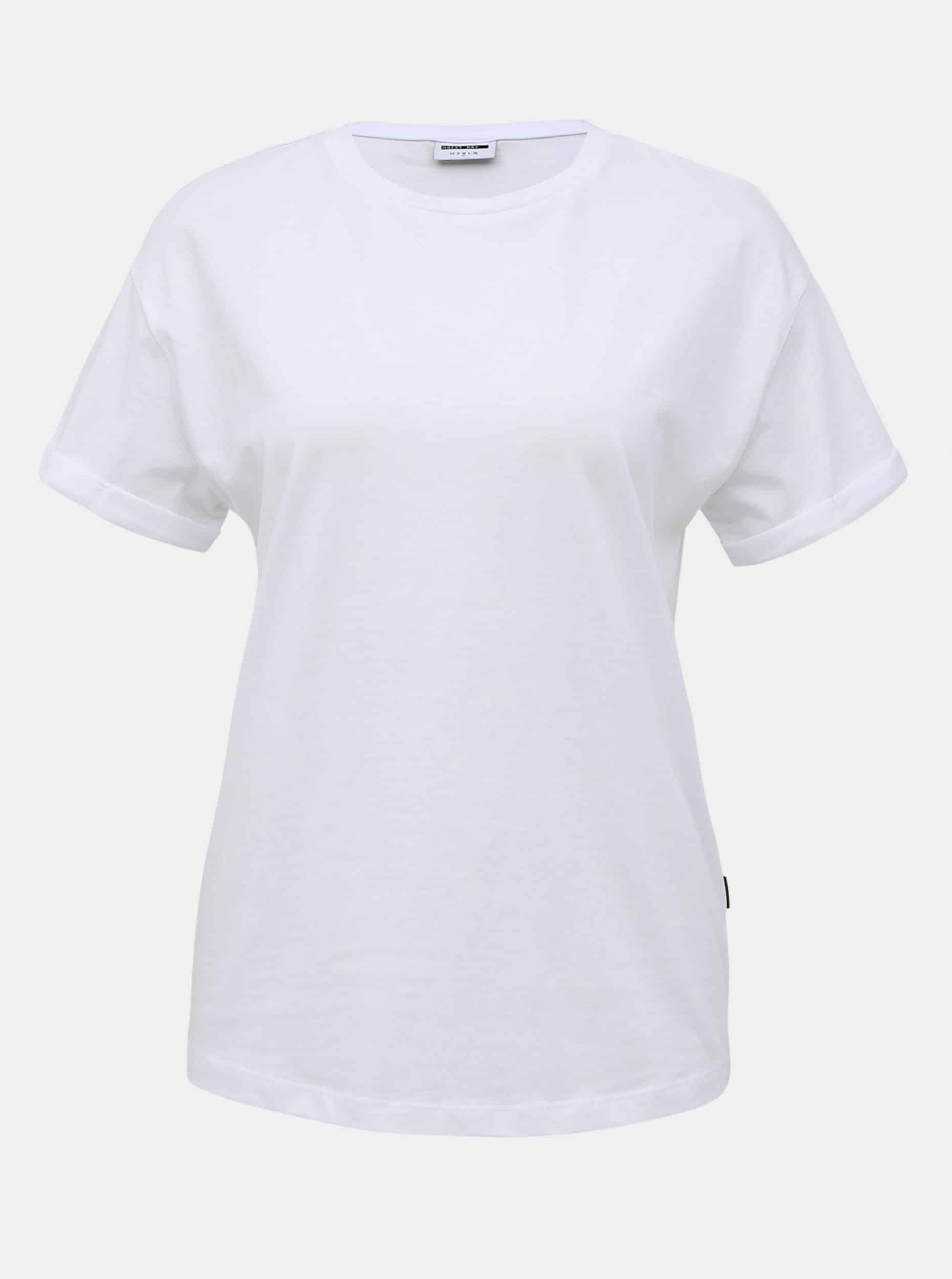 Bílé basic tričko Noisy May Brandy