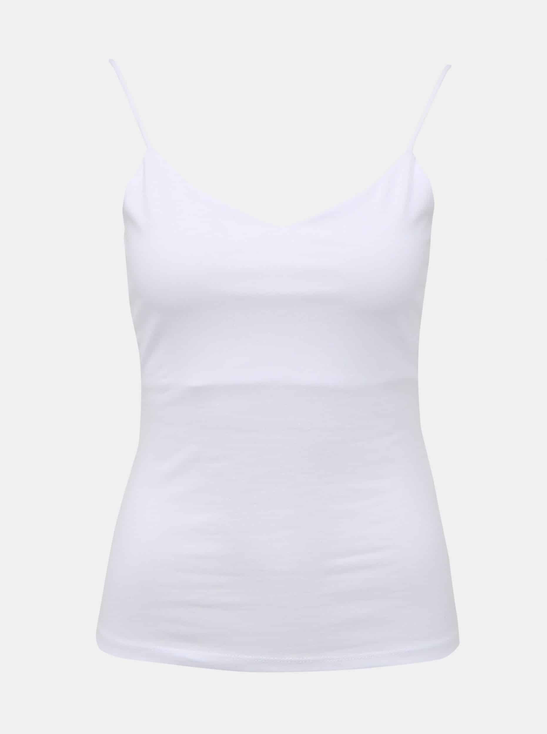 Bílé basic tílko TALLY WEiJL Dina