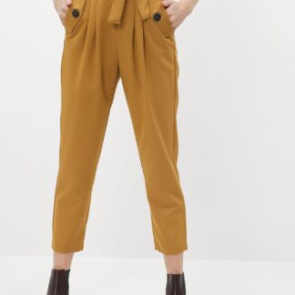 Hnědé kalhoty Noisy May Robert