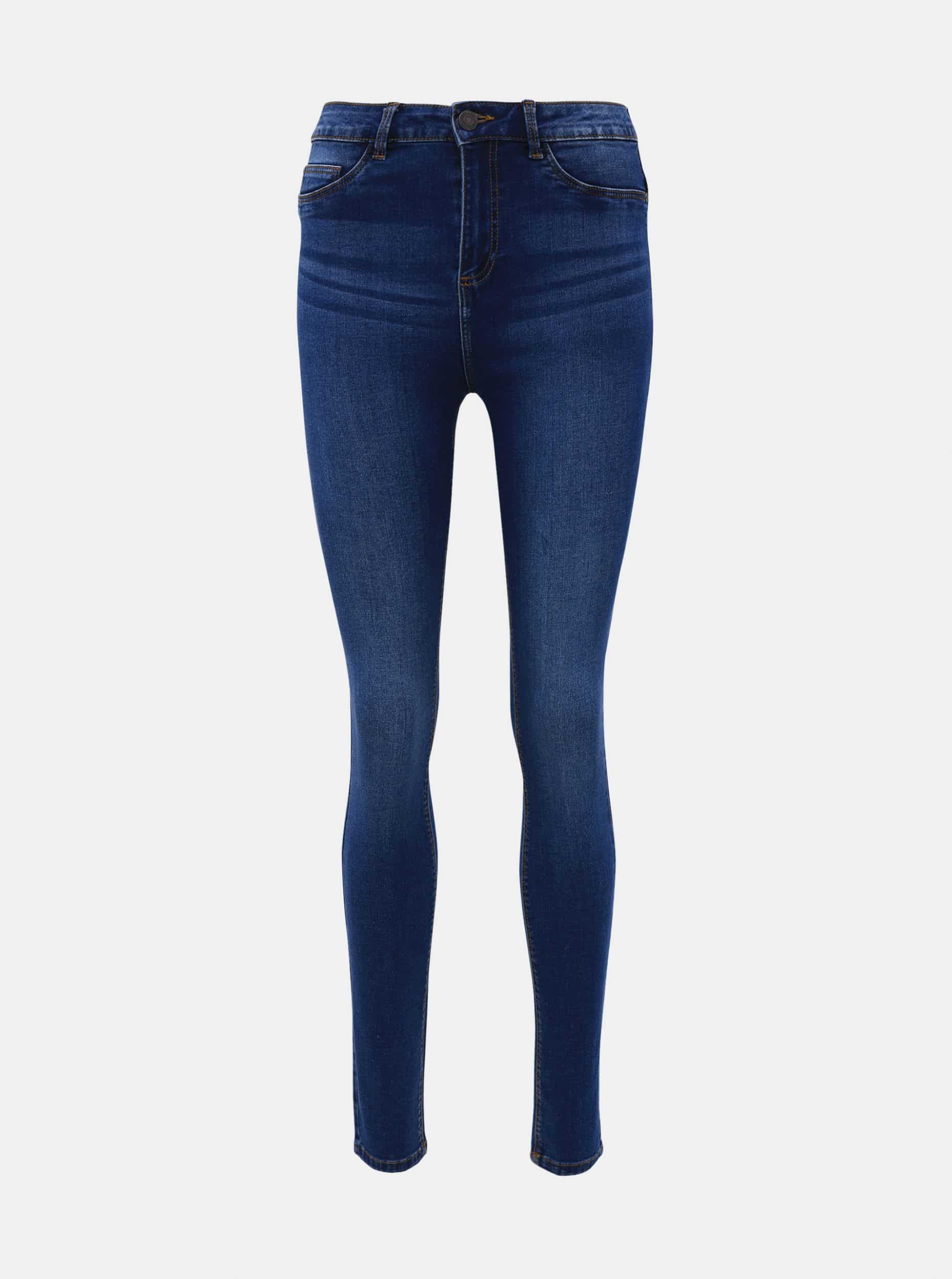 Modré skinny fit džíny Noisy May Callie