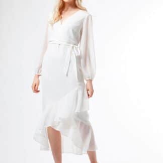 Bílé vzorované šaty Dorothy Perkins