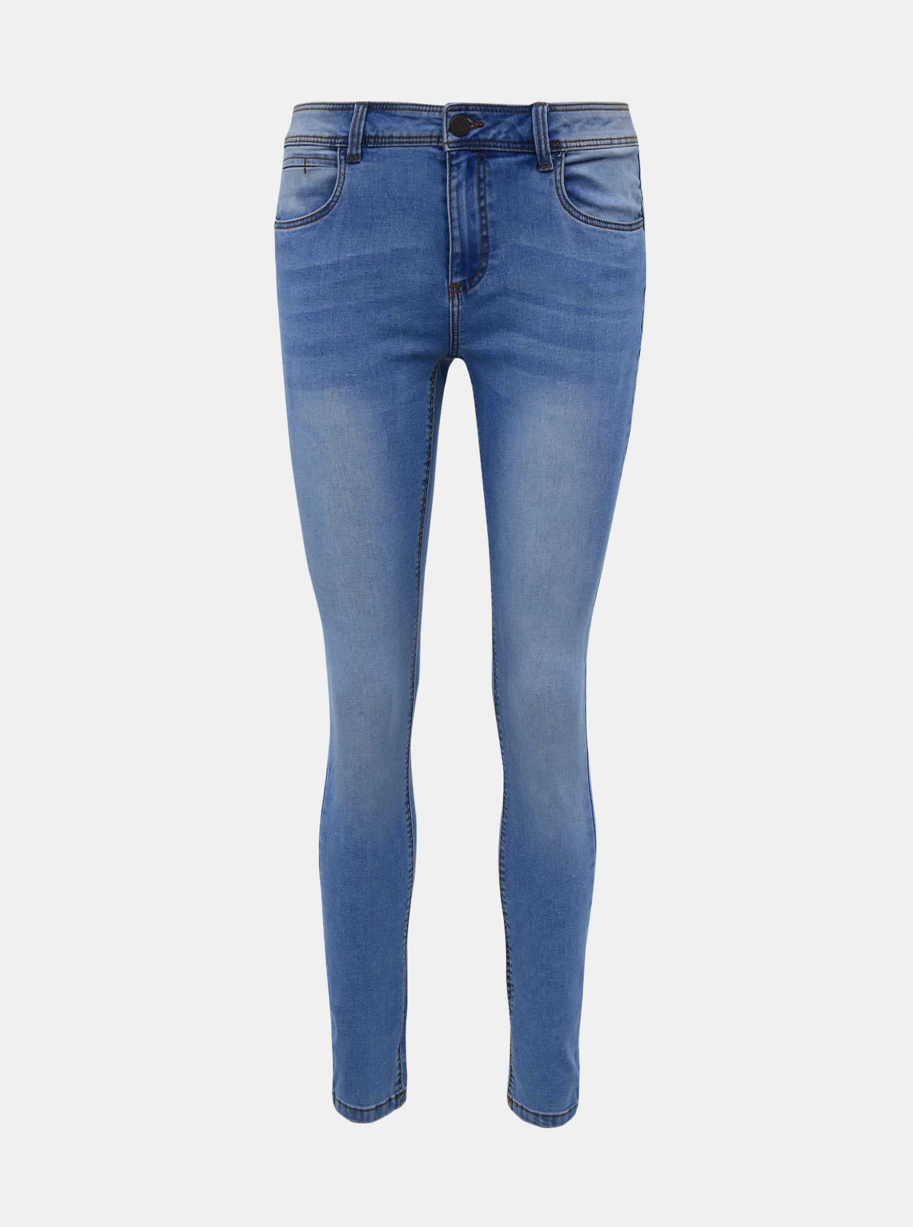 Světle modré skinny džíny Noisy May Jen