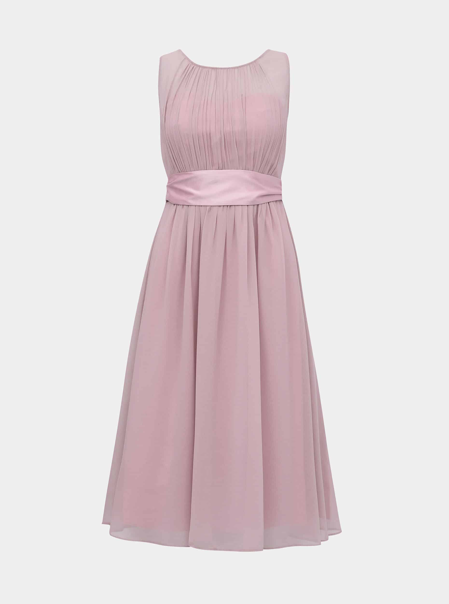 Starorůžové midišaty Dorothy Perkins