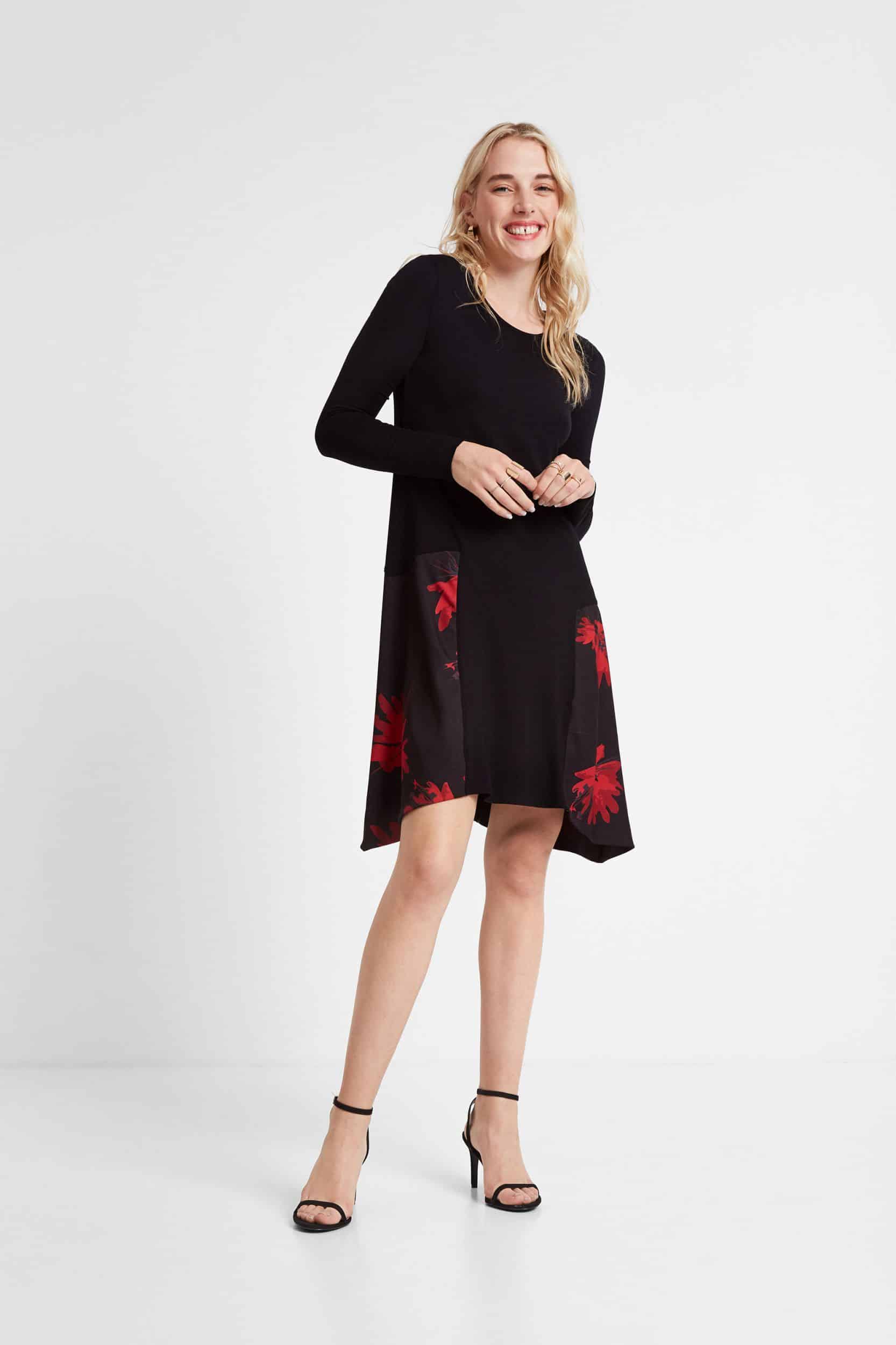 Desigual černé šaty Vest Siroua