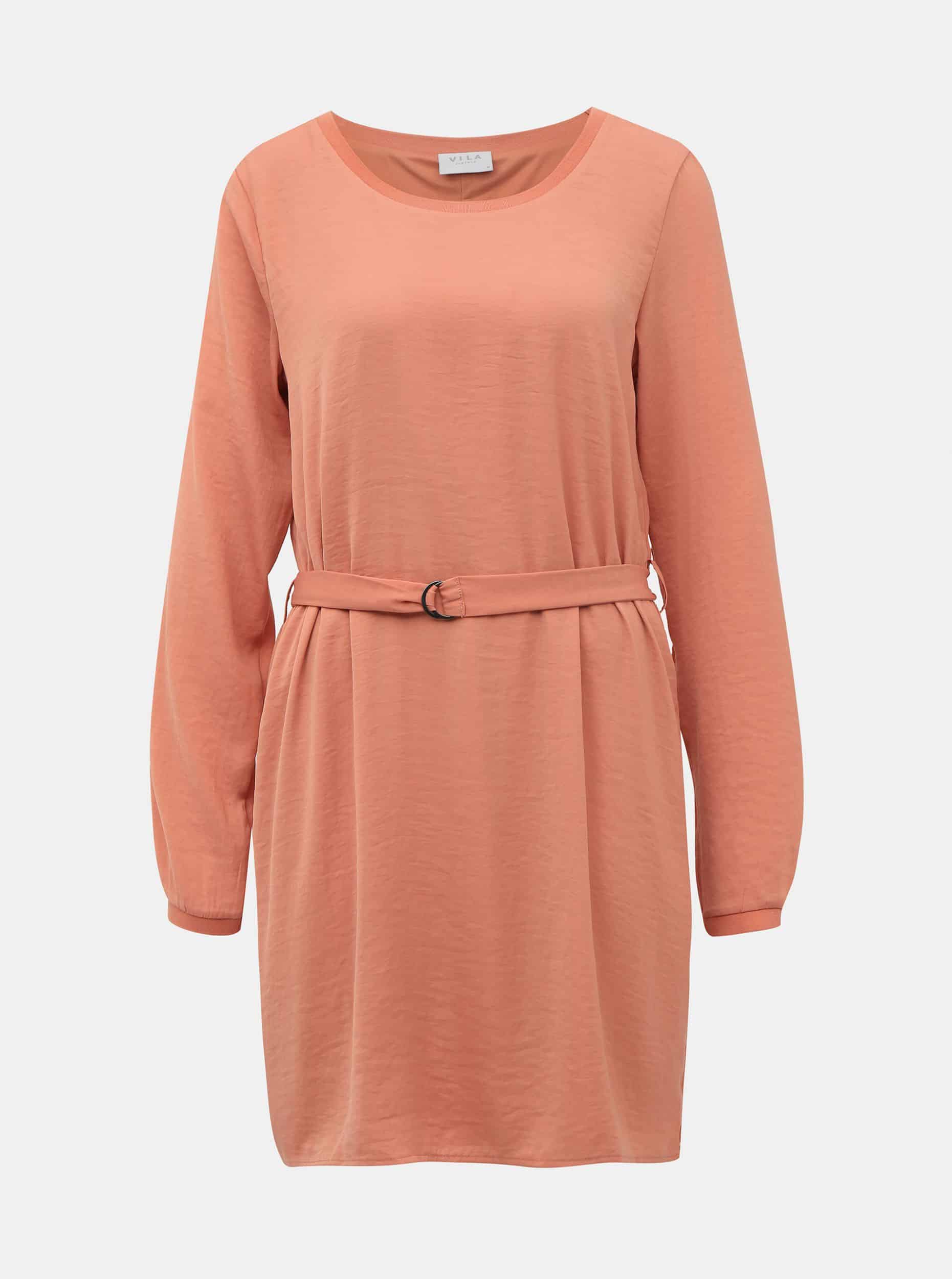 Růžové šaty Vila