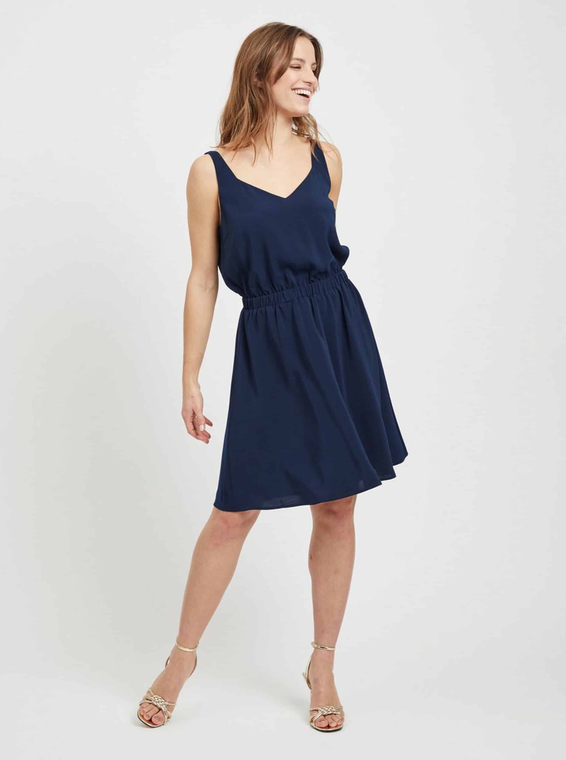 Tmavě modré šaty VILA Laia