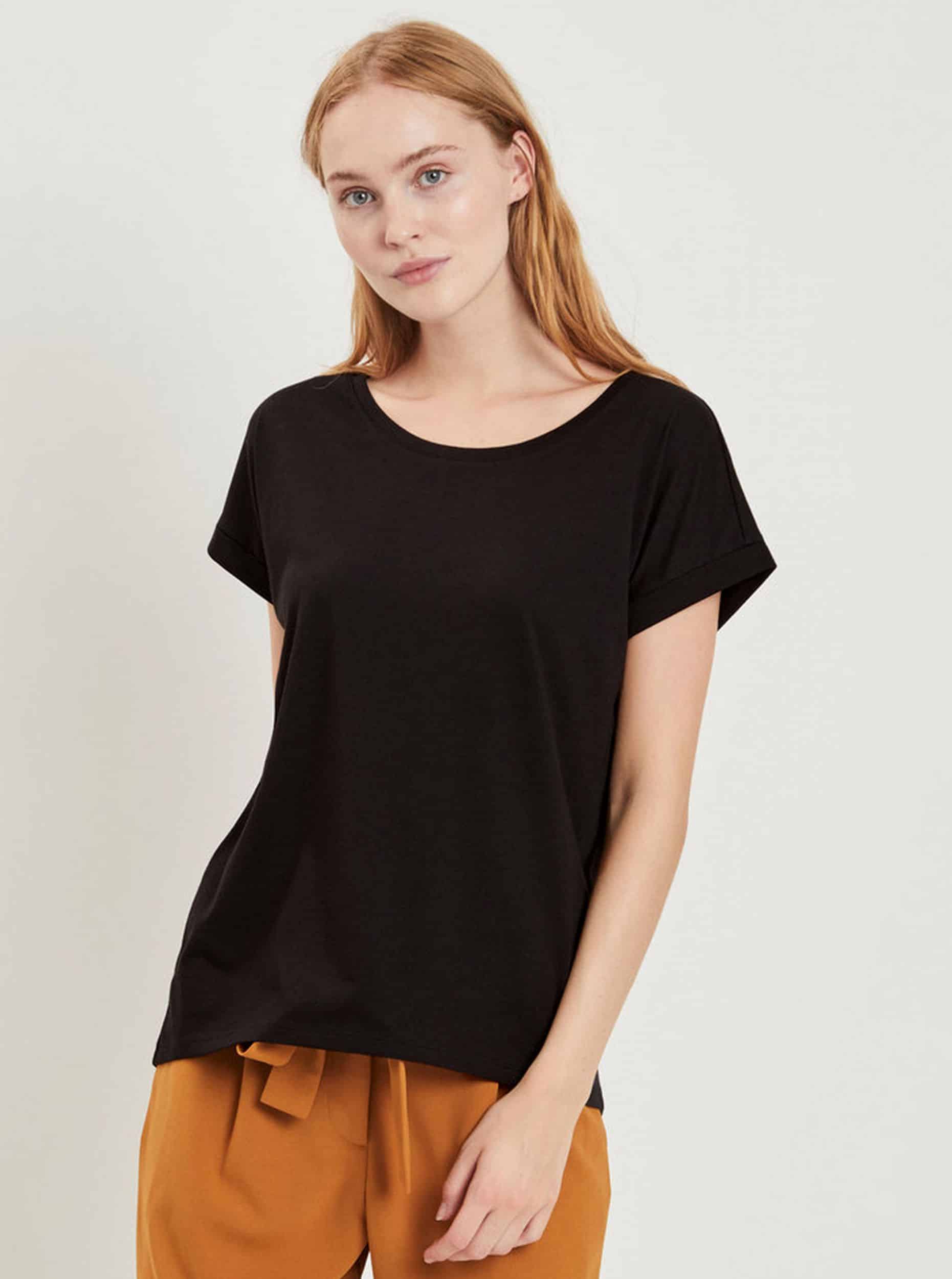 Černé basic tričko VILA Dreamers